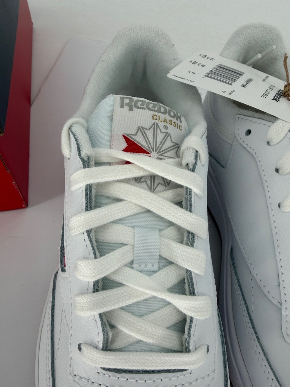 Reebok White Club C Double Women’s size 8.5 - Picture 4 of 7